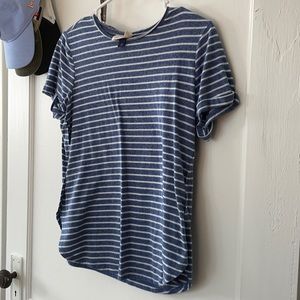 Simple Blue Striped Tee